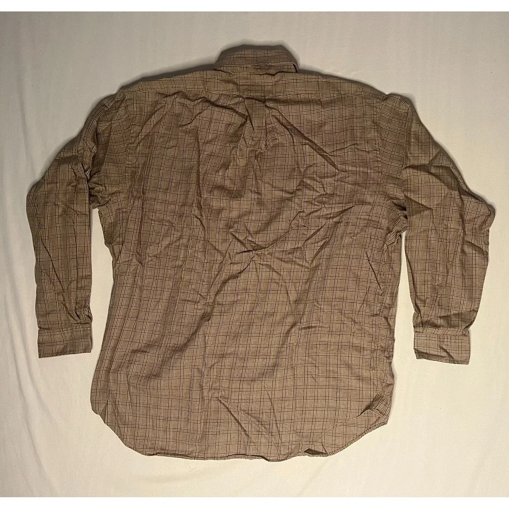 Polo Ralph Lauren Blake Oxfors Shirt Mens Size Large Plaid Long Sleeve Button Up